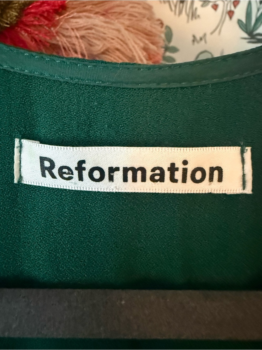 Reformation Augustina Wrap Dress 2x - Picture 4 of 8